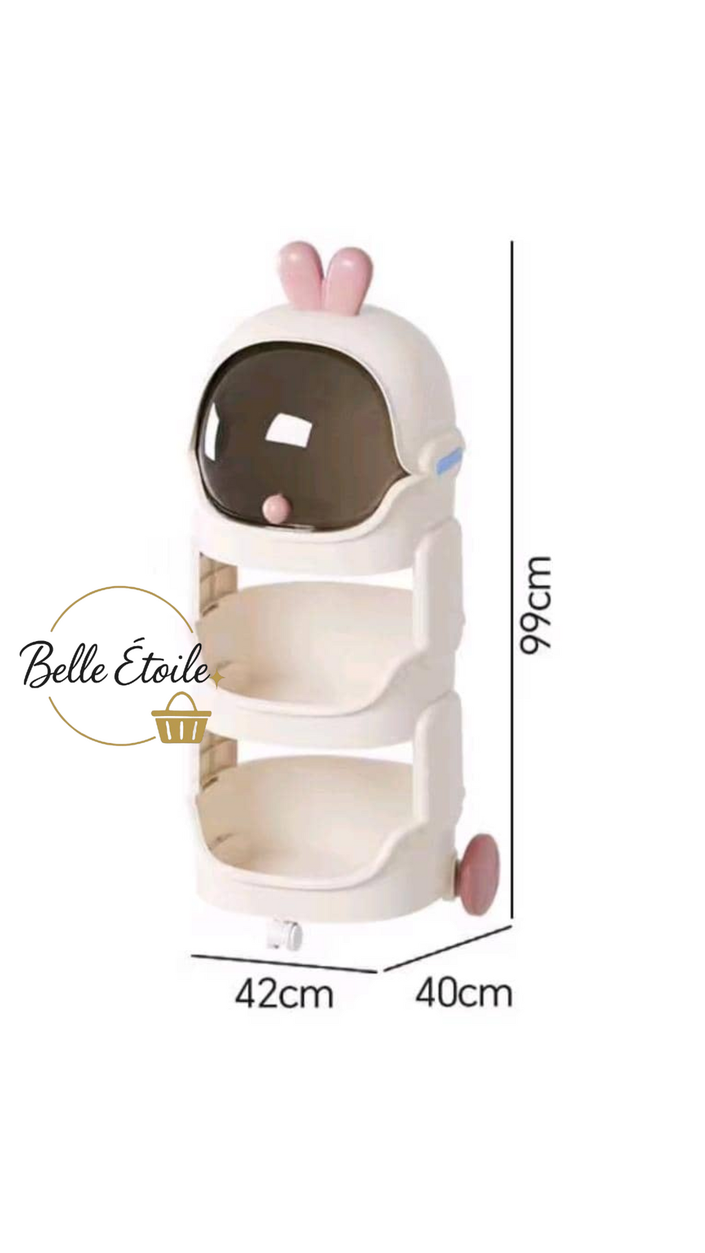 رفوف متنقلة بتصميم كرتوني للأطفال