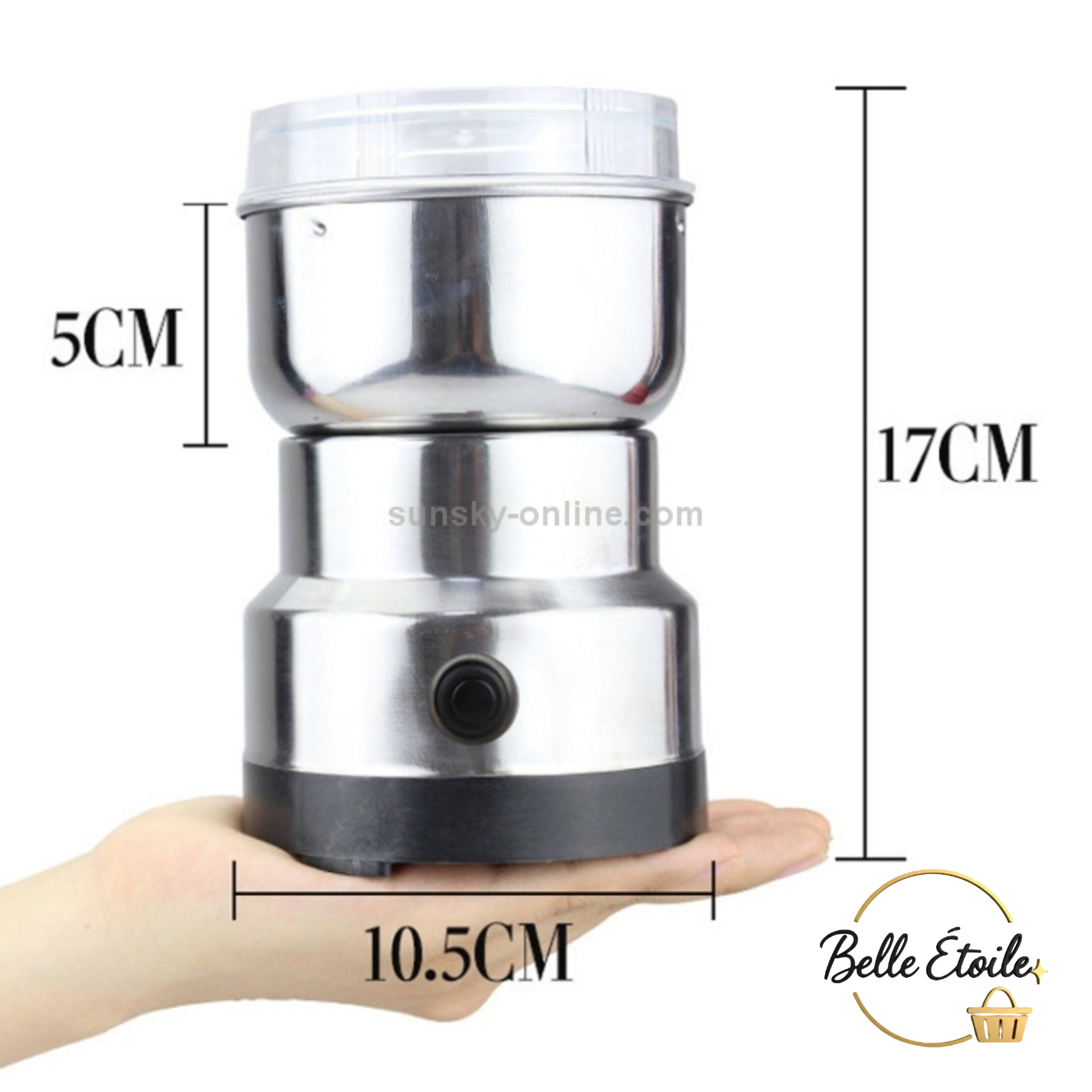 مطحنة قهوة وبهارات كهربائية Li-Helper G-8200 - شفرات ثمانية فائقة الدقة