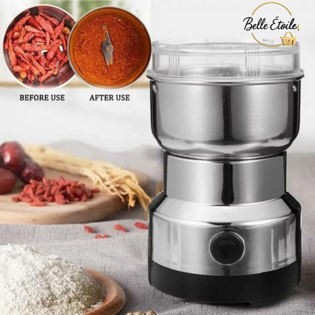 مطحنة قهوة وبهارات كهربائية Li-Helper G-8200 - شفرات ثمانية فائقة الدقة