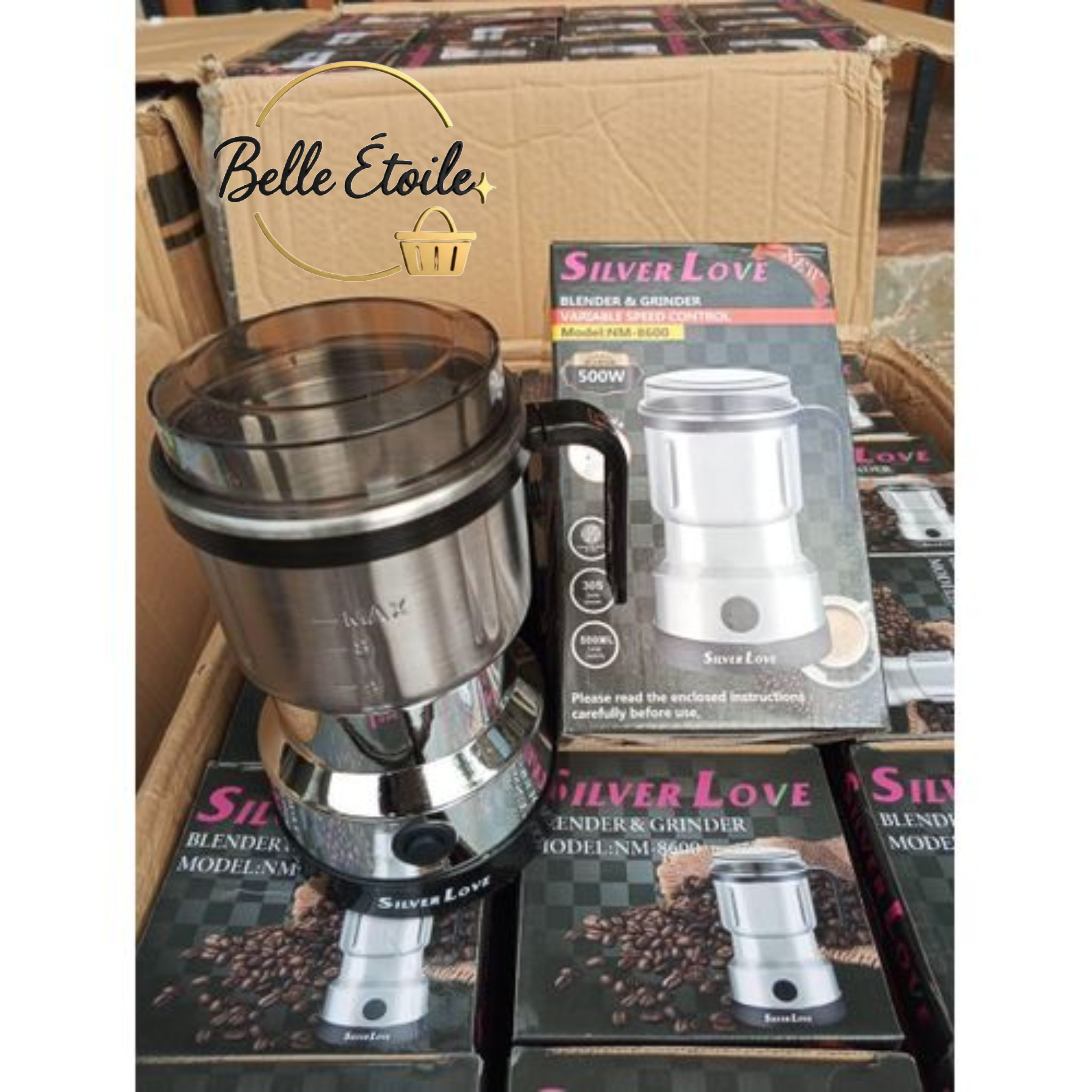 مطحنة قهوة وبهارات بقوة 500واط وبسعة 500مل